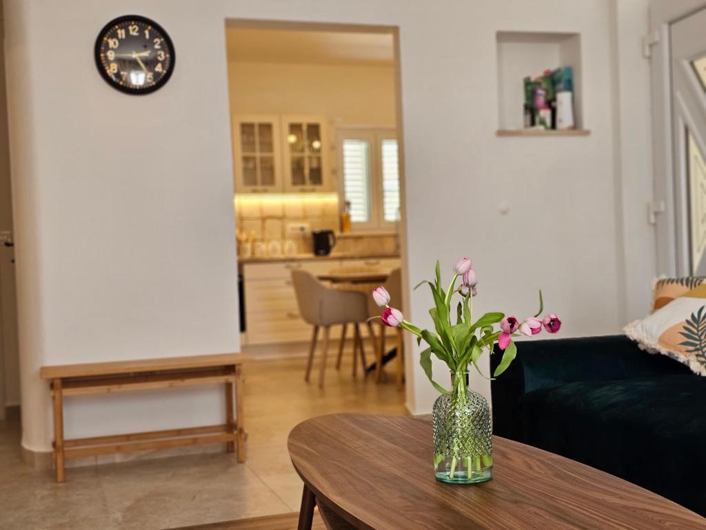 Living room and kitchen